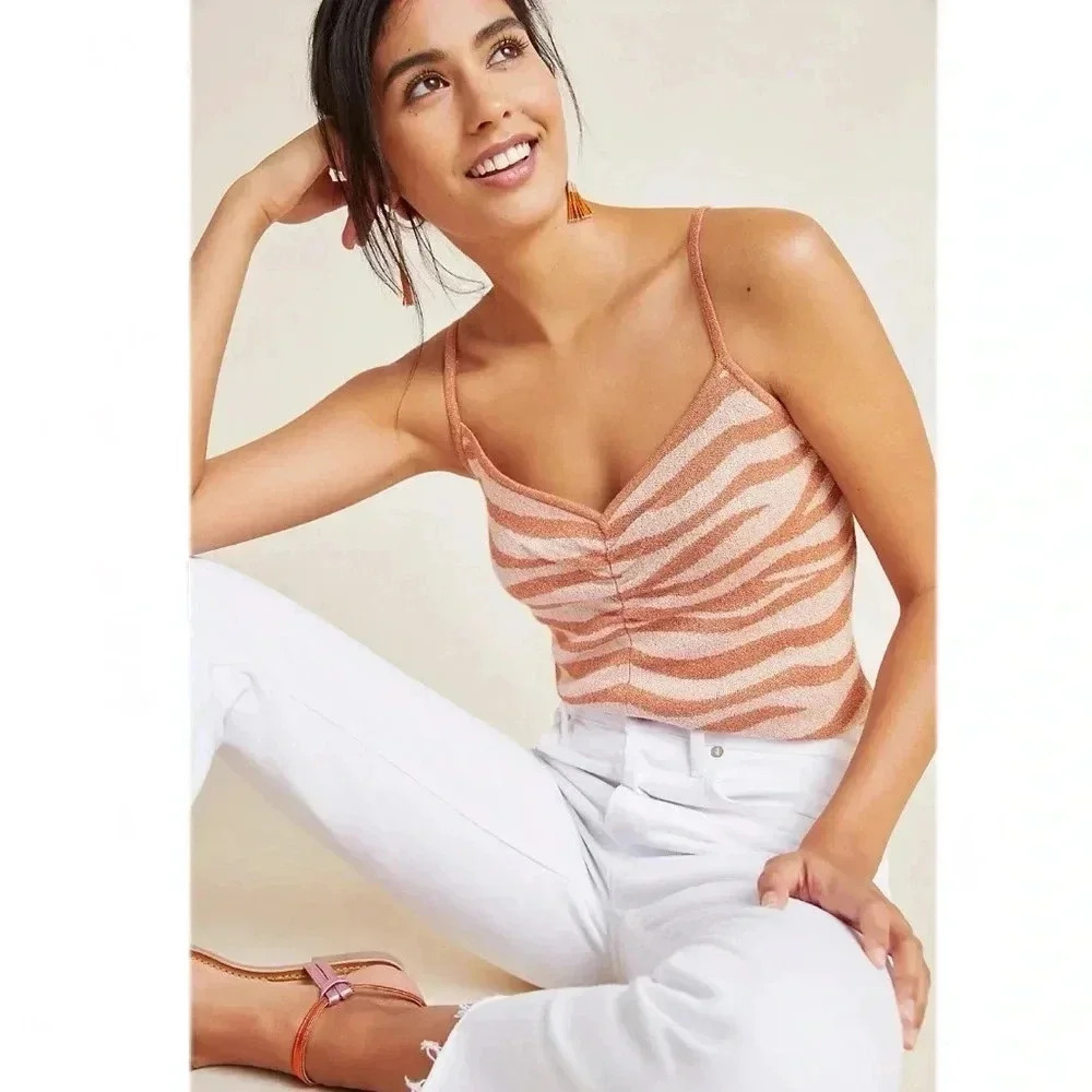 Anthropologie Cora Striped Tank